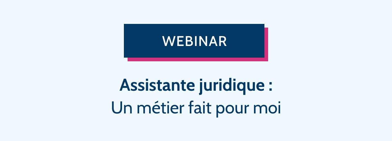 Webinar Assistante juridique